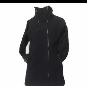 Black Columbia waterproof rain jacket- size 10